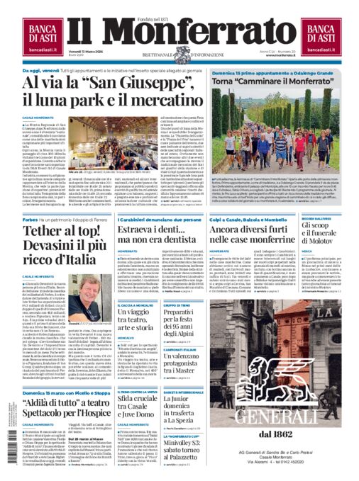 Il Monferrato - Edizione 20 del 13/03/2026